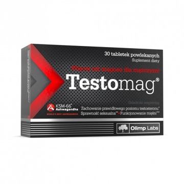 Olimp Testomag mocny magnez testosteron 30 tab