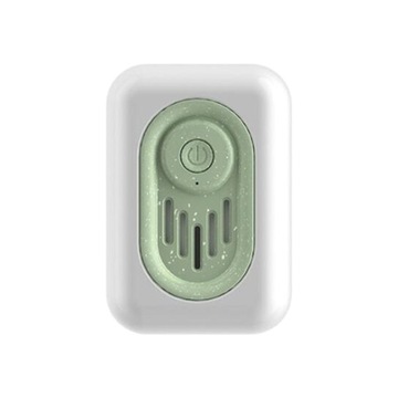 Przenośna lodówka z akumulatorem Odor Mini USB do szafy w kolorze zielonym