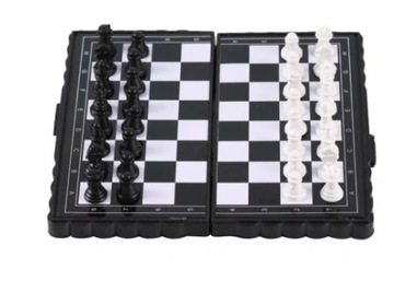 Gra mini szachy plansza - 13x13 cm