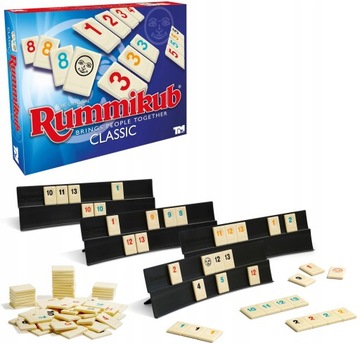 Gra Planszowa Rummikub Classic Rodzinna Towarzyska