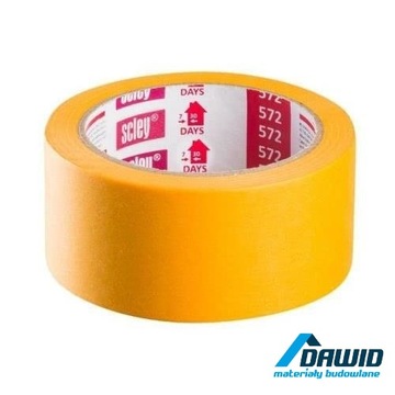 TAŚMA MALARSKA PRECYZYJNA ŻÓŁTTA 25MM/33M SCLEY