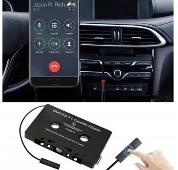 Kaseta bluetooth 5.0 do radia adapter transmiter