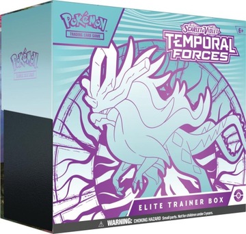 POKEMON SV 05 Temporal Forces Elite Trainer Box Niebieski