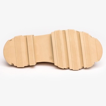 МОКАСИНЫ НА ПЛАТФОРМЕ ТУФЛИ ИЗ ПОЛЬСКОЙ КОЖИ 37