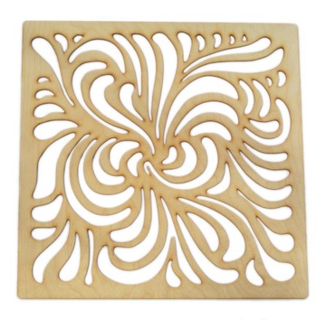 Drewniany Panel dekoracyjny XXL ornament obraz 100