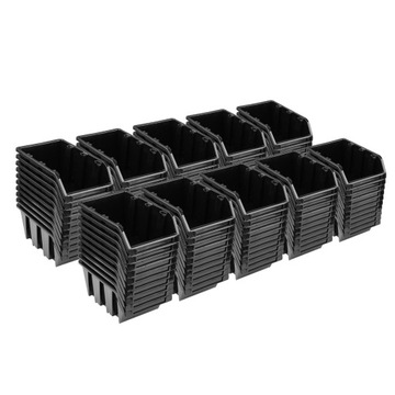 100X Pojemnik magazynowy kuweta NP16 KTR40 BLACK