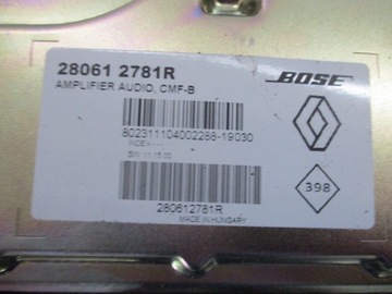 Усилитель звука Bose RENAULT CLIO V 280612781R