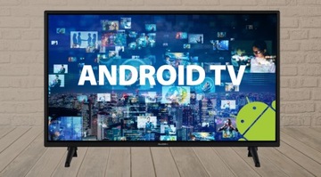 SMART Android TV 24 дюйма HD WiFi DVB-T2 HEVC ПРИЛОЖЕНИЯ Netflix