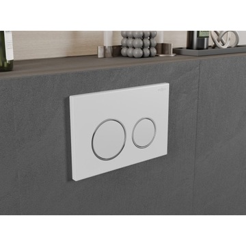 MEXEN FENIX 07 XS PRZYCISK DO STELAŻA WC BIAŁY MATOWY