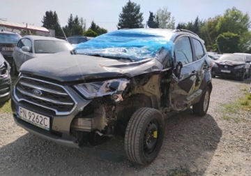 Ford Ecosport II 2022 Ford EcoSport 2022r, 1.0 Benzyna. Uszkodzony lewy przod. Poobijany. Jezdzi., zdjęcie 1