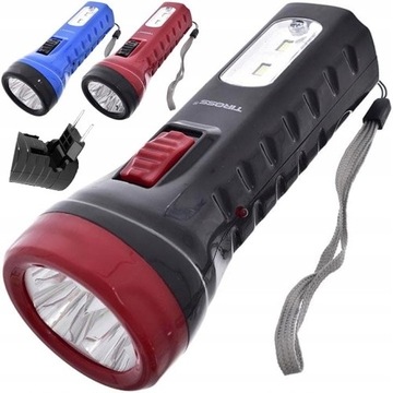 LATARKA DIODOWA AKUMULATOROWA ŁADOWANA DO PRĄDU