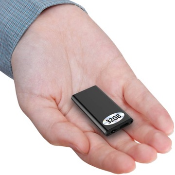 DYKTAFON MINI MAŁY PODSŁUCH SZPIEGOWSKI 32GB VOX