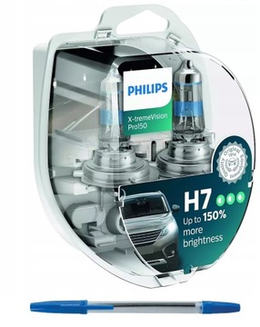 Philips Żarówka 12V H7 55W X-Treme Vision Pro +150% - ZESTAW 2 SZT. GRATIS