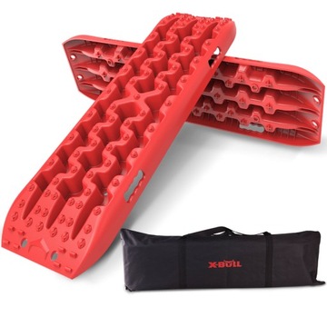 TRAPY PIASKOWE X-BULL BŁOTNE 4x4 OFFROAD 2 SZT RED