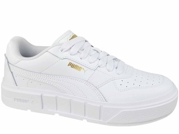 PUMA CALI COURT LTH 394384 03 BUTY DAMSKIE TRAMPKI TENISÓWKI SKÓRZANE BIAŁE