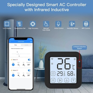 WiFi ИК-пульт дистанционного управления Датчик температуры и влажности