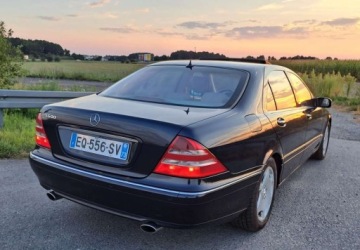 Mercedes Klasa S W220 Sedan 5.8 V12 (600) L 367KM 2001 Mercedes-Benz Klasa S Mercedes-Benz Klasa S 5.8 Benzyna 367KM