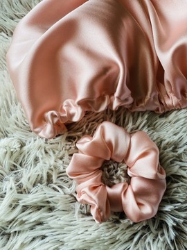 Шелковая шапочка Plopping OMO Светло-розовая