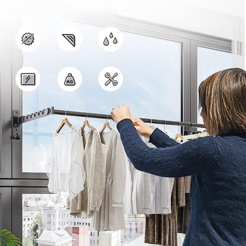 ВЕШАЛКА ДЛЯ ОДЕЖДЫ, СКЛАДНАЯ СУШИЛКА, 2 ШТ.