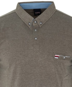 ФУТБОЛКА ПОЛО мужская, Оливковая, с карманом, размер L