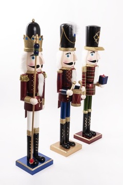 Деревянная фигурка Щелкунчик, стоячая фигурка, украшение, 89 см