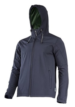 KURTKA SOFTSHELL Z KAPT. CZARNA, 