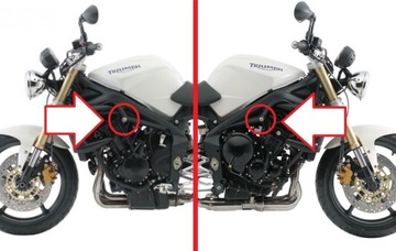 TRIUMPH STREET TRIPLE 2007-2020 CRASH PADY SOLIDNE