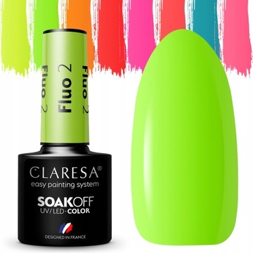Лак для ногтей CLARESA HIT FLUO NEON №2