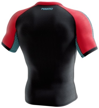 MANTO Рашгард STRIPE 2.0 черно-красный - L