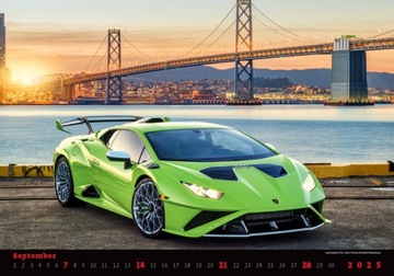 Календарь CARS 2025 SPORT CARS RACING БОЛЬШОГО ФОРМАТА ОТЛИЧНЫЙ ПОДАРОК