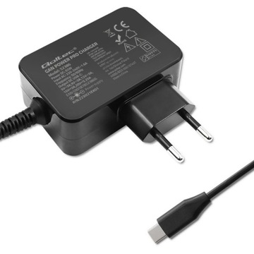 zasilacz ładowarka GaN USB-C 65W PD Power Delivery małe rozmiary