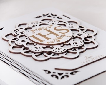 Библия в коробке.Сувенир Первого Причастия ОБК-8.