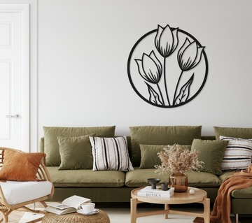 АЖУРНАЯ КАРТИНА ТЮЛЬПАНЫ УКРАШЕНИЕ НА СТЕНЫ ЦВЕТАМИ