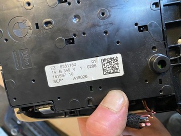 BMW 3 F30 LAMPA INTERIÉR KABINY 9351180