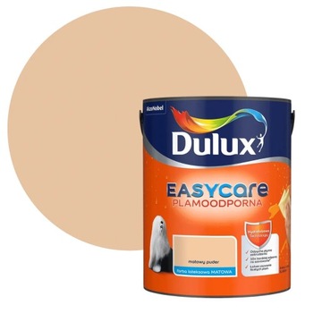 DULUX EASYCARE FARBA LATEKSOWA PLAMOODPORNA Matowy puder 5L