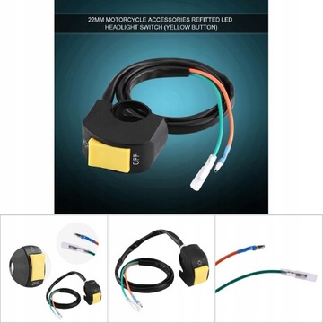 Переключатель фар мотоцикла на руле