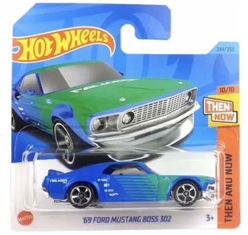 Hot Wheels '69 Ford Mustang Boss 302 Then And Now 10/10 1:64 Falken