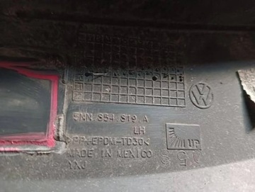 M22 VW TIGUAN НАКЛАДКА НА КРЫЛО ЛЕВАЯ ЗАДНЯЯ 5NN854819A