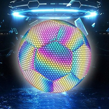 Piłka Nożna /5 Holograficzna Odblaskowa Świecąca