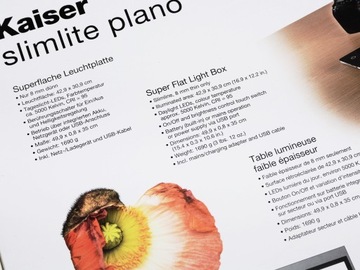 Kaiser Plano Lighter для слайдов фильмов размером 42x31