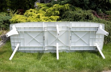 STÓŁ SKŁADANY 250cm x 88cm DUŻY stolik ogrodowy -