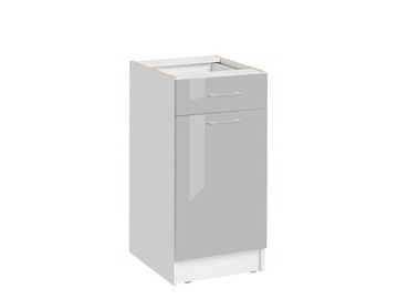 ecoModel Szafka stojąca DS 4/1 Szary Połysk