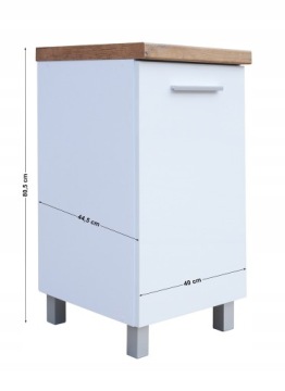 ШКАФ ДЛЯ ВАННОЙ 40 СМ, БЕЛЫЙ ГЛЯНЦЕВЫЙ ПОД РАКОВИНОЙ