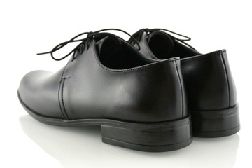 ЧЕРНЫЕ ПОЛЬСКИЕ ТОРЖЕСТВЕННЫЕ ТУФЛИ, ГЛАДКИЕ r33