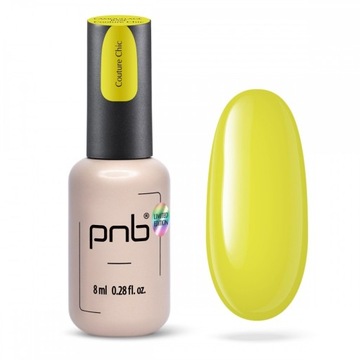 Baza Hybrydowa Kamuflująca do paznokci PNB UV/LED Couture Chic Żółty 8 ml