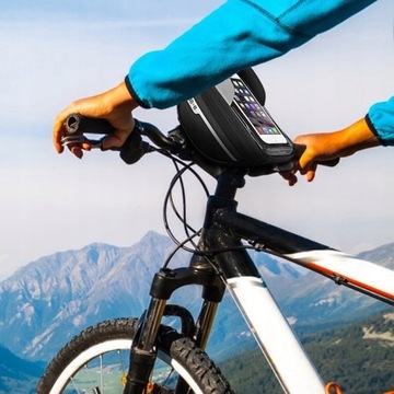 ВОДОНЕПРОНИЦАЕМАЯ ВЕЛОСИПЕДНАЯ СУМКА С ДЕРЖАТЕЛЕМ ДЛЯ ТЕЛЕФОНА