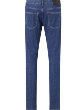 Calvin Klein Spodnie Slim Fit Mid Blue 33/32