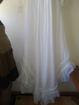 stara suknia ślubna vintage retro 36 38 S M UNIKAT