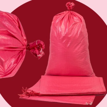 Мешки для угля, уголь эко-горошек 25кг на шнурке, 50 шт.