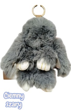 Ключ кролика кольцо мягкое мех 18 см. Стильный добавление -on E1524 Emaj